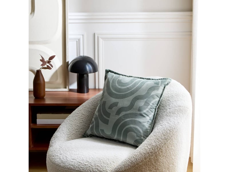 Coussin lilou carré 45x45cm vert LILOU - Conforama B