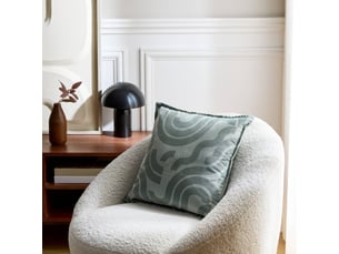 Coussin lilou carré 45x45cm vert