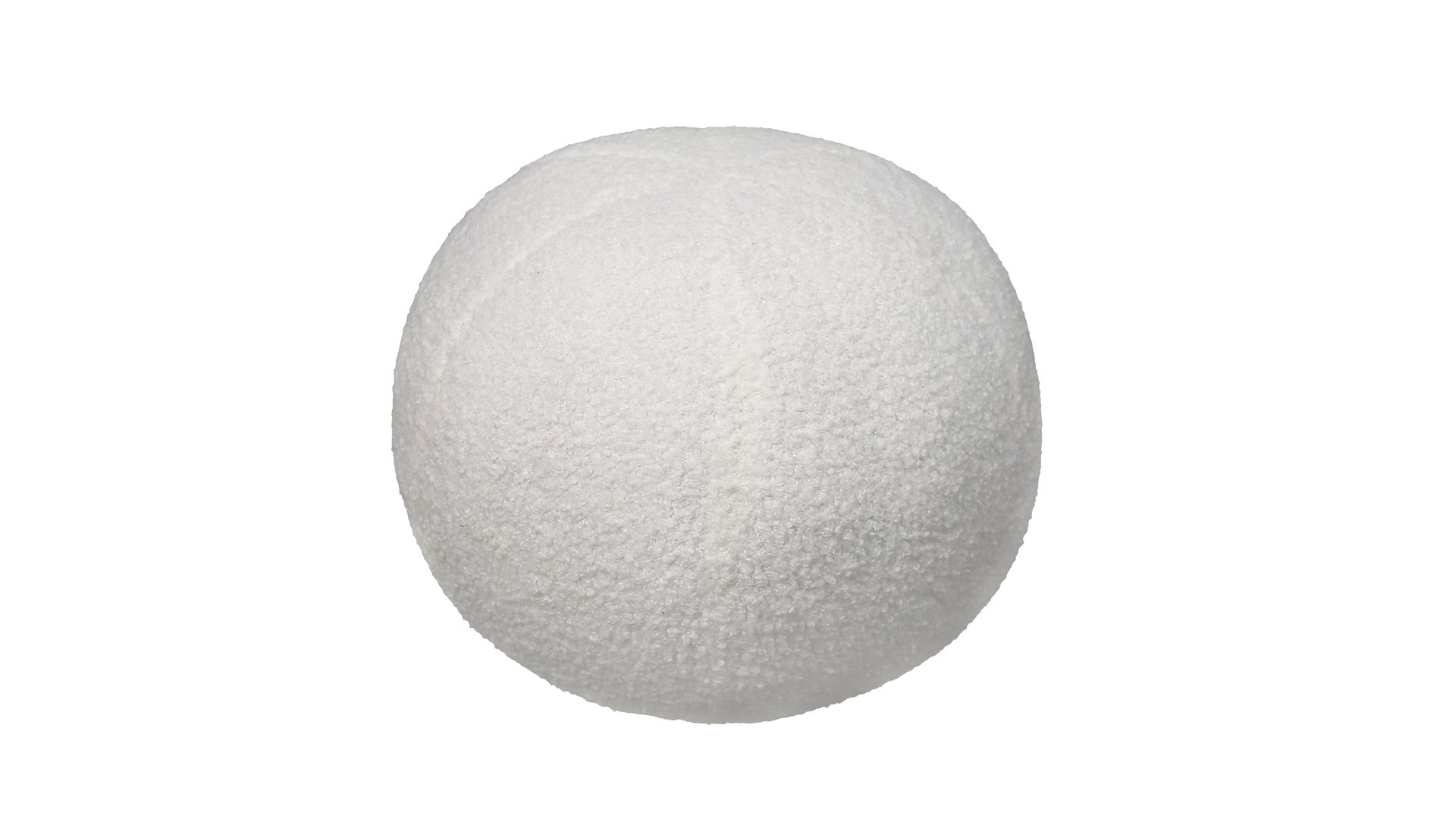 CONFORAMA Coussin blanc 25 cm 25 cm BOUCLETTE