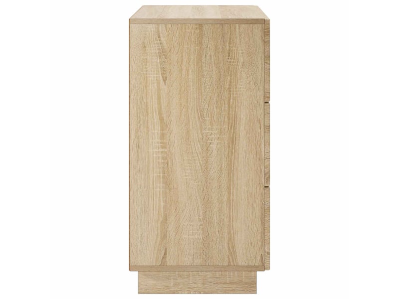  Buffet salon, buffet de rangement chêne sonoma 70x38x75 cm bois d'ingénierie  - Conforama E