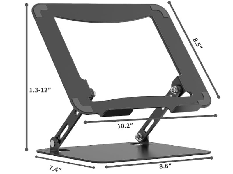  Support ordinateur portable réglable en hauteur  - Conforama B