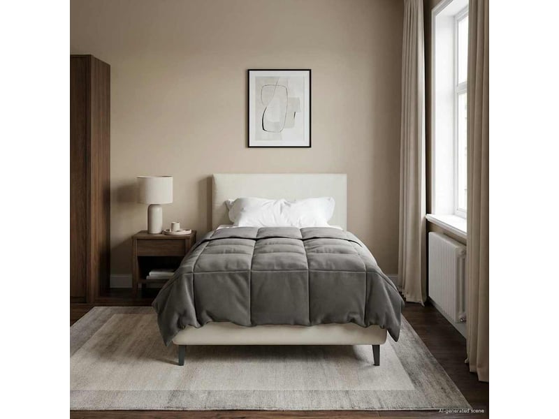  Couette - duvet d'été 155 x 220 cm été microfibre (100% polyester)  - Conforama B