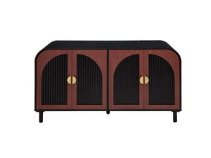 Buffet 4 porte(s)   MEULVA  - 150 cm coloris bicolore 