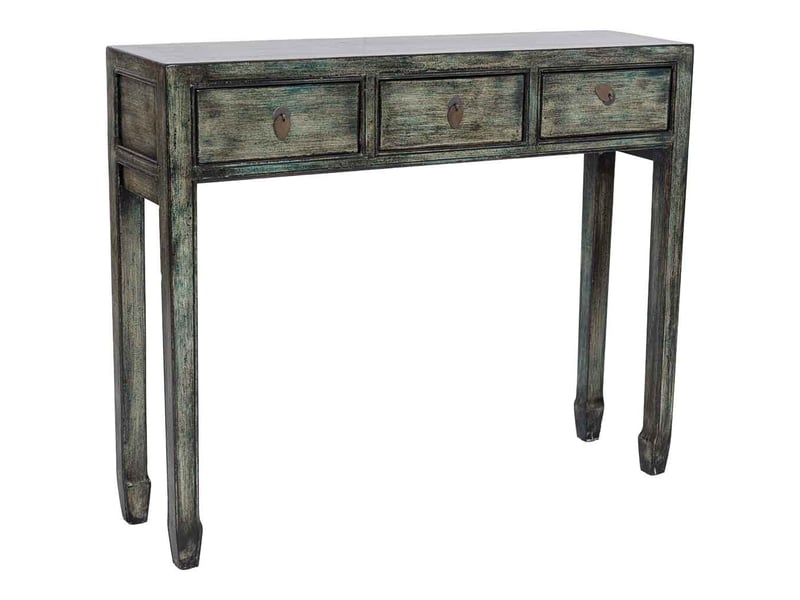  Porte-manteau en bois bleu 104x27x85 cm h  - Conforama A