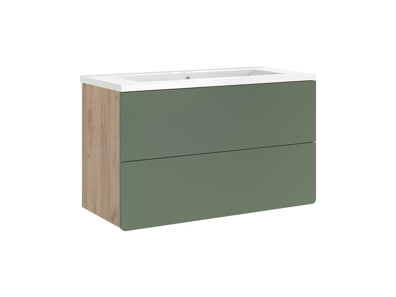  Vicco meubles bain, vertchêne doré, 2 pièces  - Conforama A