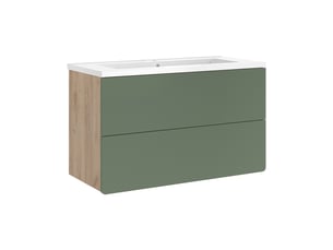 Vicco meubles bain, vertchêne doré, 2 pièces