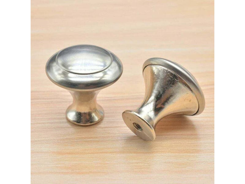  Bouton de meuble cuisine poignées cabinet acier inox portes coupe décoration porte cabinet placard tiroir armoire(20pcs)  - Conforama C