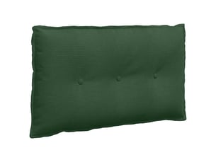 Coussin de dos, coussin de dossier vert jungle 80 x 50 cm tissu en velours côtelé cf55116