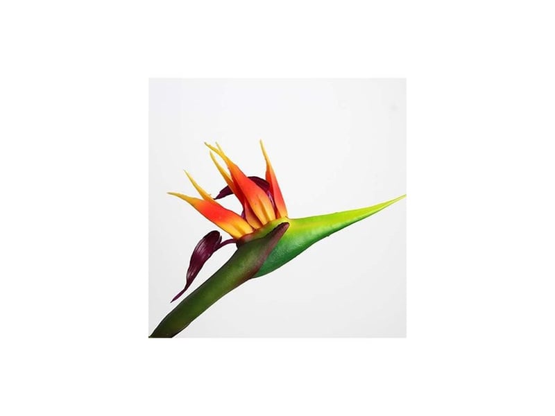  Serbia – lot de 3 oiseaux de paradis 81,3 cm – fleurs artificielles résistantes aux uv – caoutchouc souple – décoration intérieure et extérieure  - Conforama D