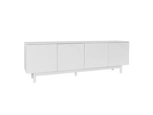 Meuble tv coloris blanc 175 cm