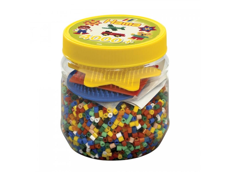  Midi pot jaune 4000 perles +3 plaques couleurs 2052 - Conforama A