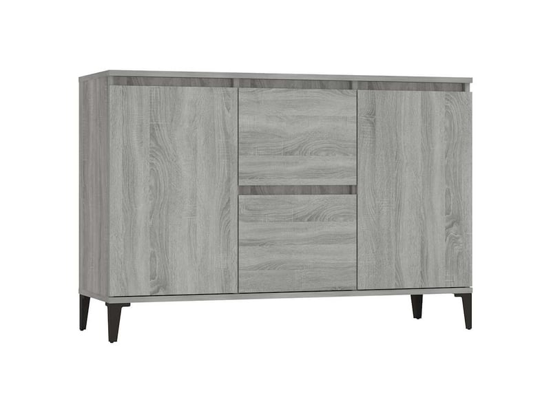  Buffet - bahut - meuble de rangement sonoma gris 102x35x70 cm bois d'ingénierie  - Conforama A