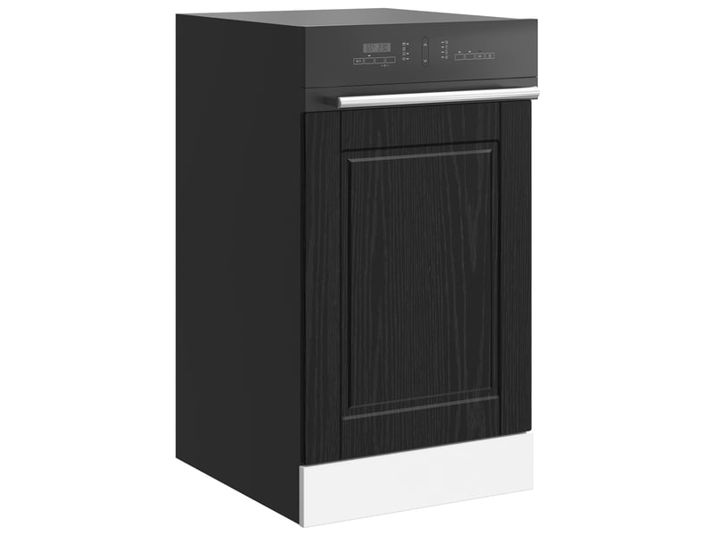  Panneau de lave-vaisselle chêne noir 45x1,5x57cm shl6661  - Conforama C