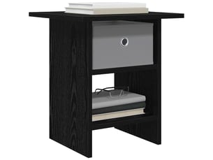 Table de chevet - cabinet de chevet - table de nuit chêne noir 41 x 40 x 45 cm bois d'ingénierie