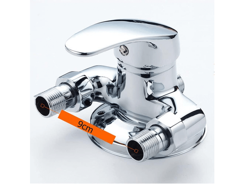  Robinet de douche, mitigeur de douche mural en laiton, eau chaude et froide, robinet de salle de bain  - Conforama E