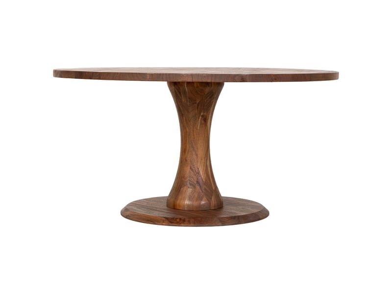  Table de salle à manger en bois marron 150x150x77 cm (hauteur)  - Conforama B