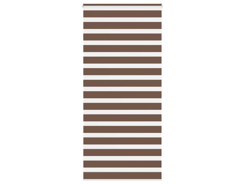 Store zèbre, store de fenêtre marron 105x200cm largeur du tissu 100,9cm polyester cf48649 - Conforama B