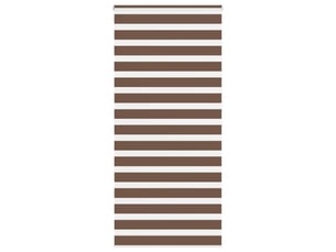 Store zèbre, store de fenêtre marron 105x200cm largeur du tissu 100,9cm polyester cf48649