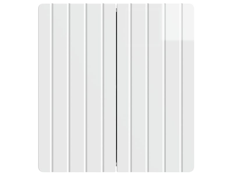  Armoire murale salon, meuble de rangement blanc brillant 59 x 31 x 64 cm bois d'ingénierie  - Conforama D