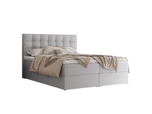 Lit coffre 180x200 cm <strong>IDOHOME</strong> <strong>GRAND</strong> coloris gris