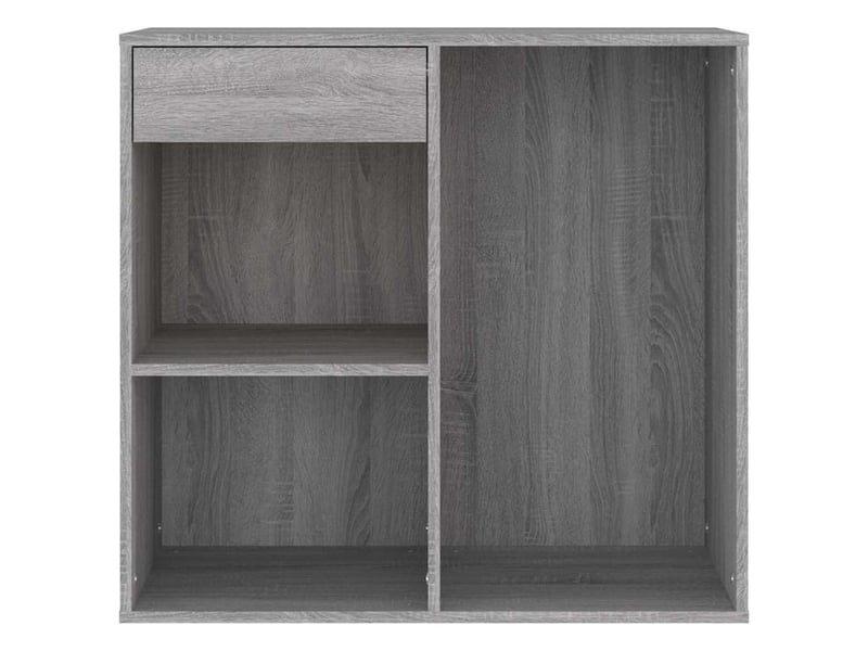  Armoire cosmétique, armoire de rangement sonoma gris 80x40x75 cm bois d'ingénierie  - Conforama C