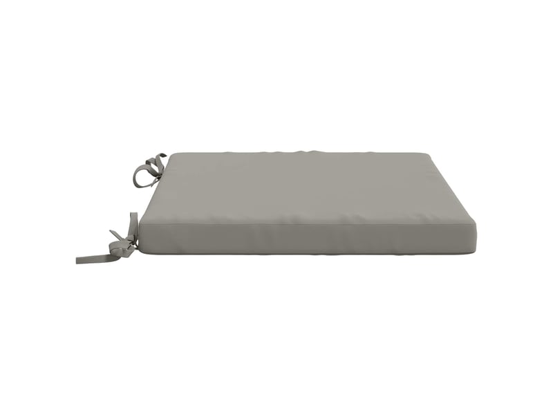  Lot de 4 coussins de siège, coussins d'assise soest 100 % polyester gris cf60432  - Conforama D