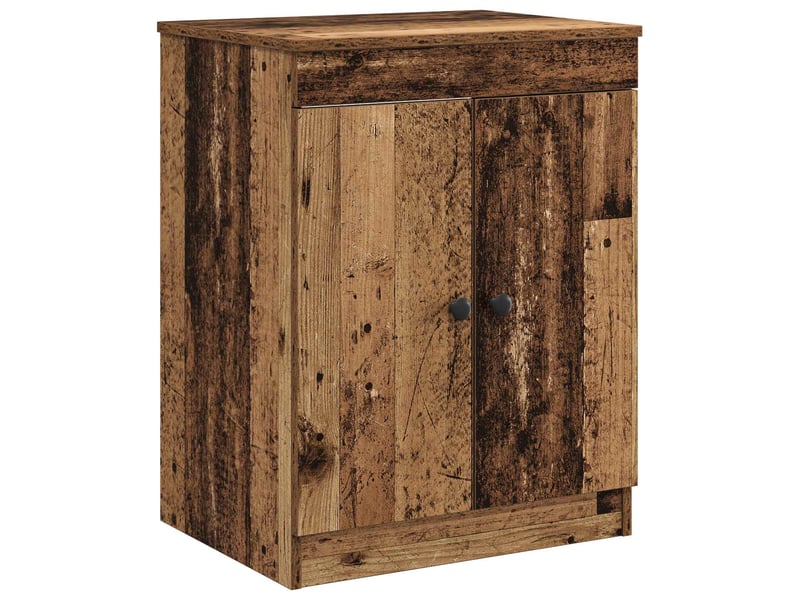  Armoire de salle de bain, meuble de rangement bois ancien 54x41x70 cm shl2444  - Conforama A