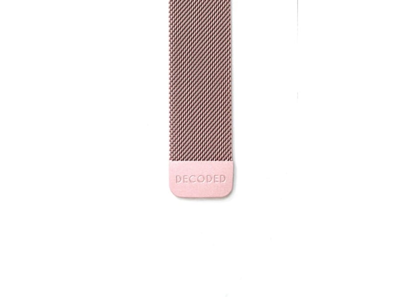  Bracelet pour apple watch 44 ,  45 ,  46 ,  49 mm modèle milan traction v2 decoded rose D26AWS45MTS2RD - Conforama D