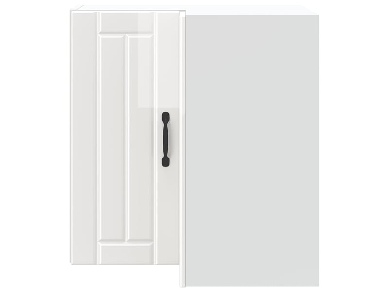  Meuble de rangement, armoire murale d'angle de cuisine lucca blanc brillant  - Conforama D