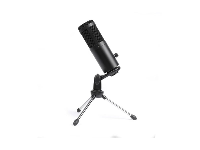  Microphone usb de bureau cardioide tea262 avec trépied pliable  - Conforama A