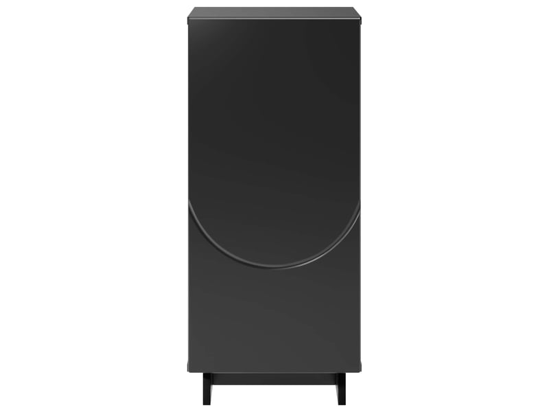  Buffet salon, buffet de rangement noir 33,5x34,5x75 cm bois d'ingénierie shl43148  - Conforama D