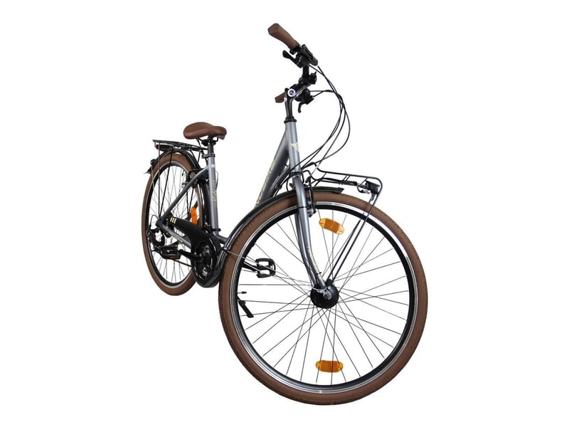  Tecnobike nsr vélo 28 mobi 21v anthracite h46 dynamo 3567850002020 - Conforama C