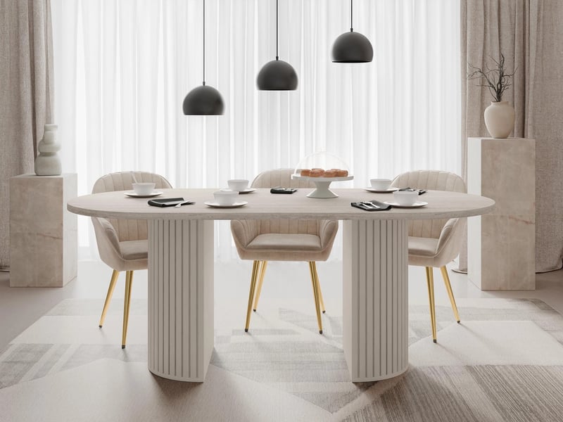 Table comfivo ulma, stratifié, stratifié, 75x90x185cm  - Conforama D