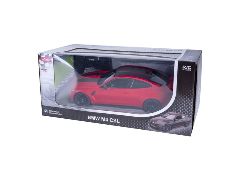  Voiture télécommandée bmw m4 csl 1:16 rouge 2,4ghz 402270 - Conforama C