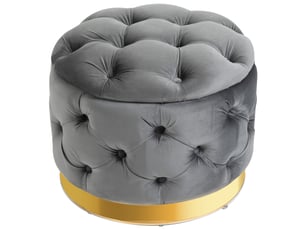 Pouf / repose pied <strong>BLOSSOM</strong> <strong>838-019CG</strong> bicolore