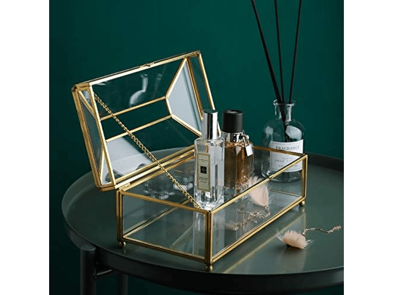 Organisateur de cosmétiques - pour salon et table basse - doré a - Conforama E