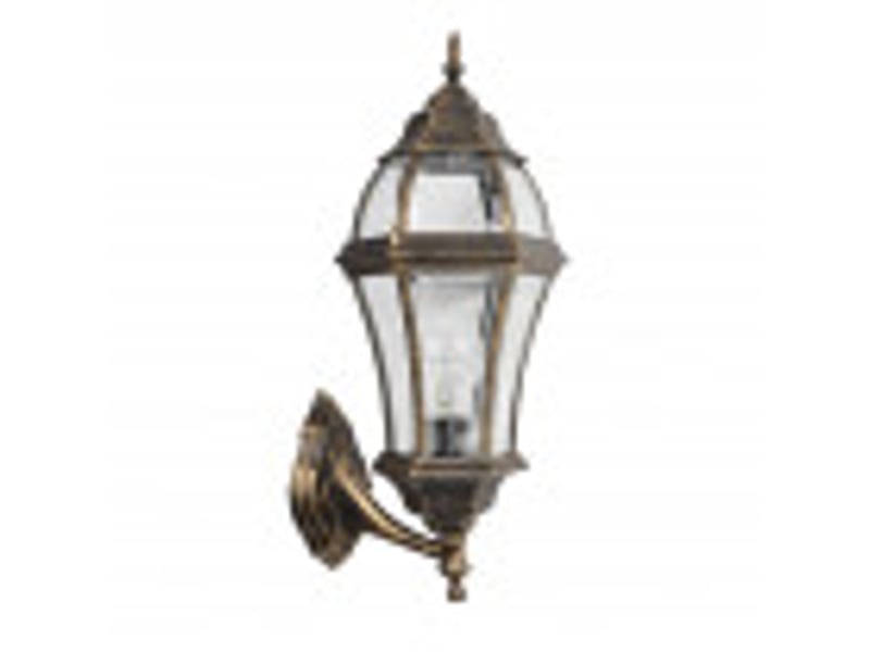 Applique extérieure classique fabrilamp becrux noir doré, 1 x e27, ip44, 59,5 x 25 x 26 cm 149661016 - Conforama B