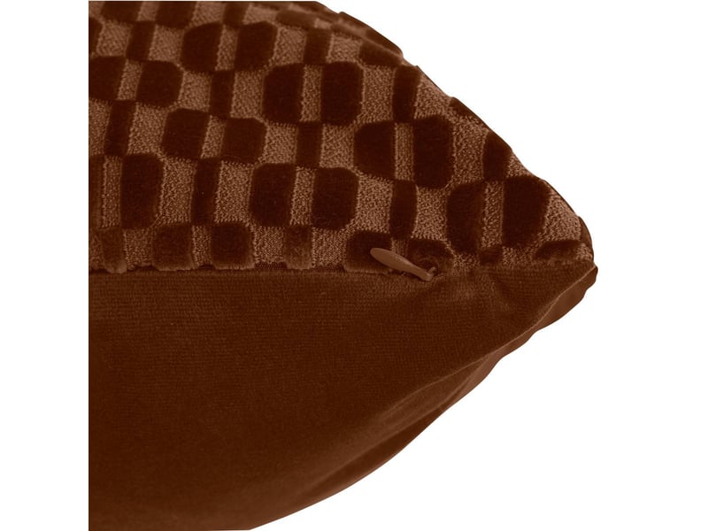  Coussin selia carré 40x40cm marron SELIA - Conforama C