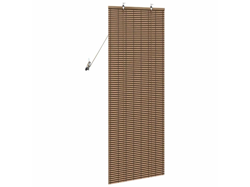 Store enrouleur - rideau enrouleur marron 60 x 160 cm bambou - Conforama E