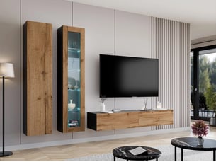 Meuble tv coloris noir 40 cm <strong></strong>  <strong></strong>