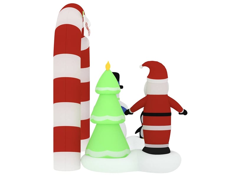  Porte voûtée gonflable de noël avec led 260 cm  - Conforama E