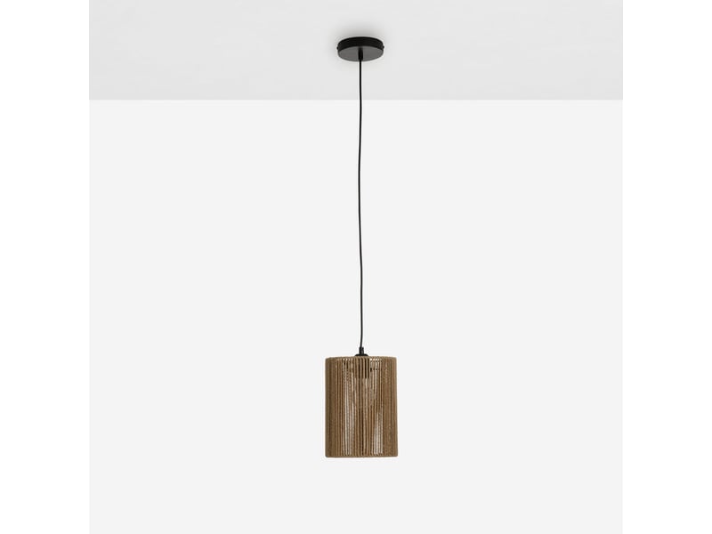  Suspension luminaire nivaro avec abat-jour en papier  - Conforama A