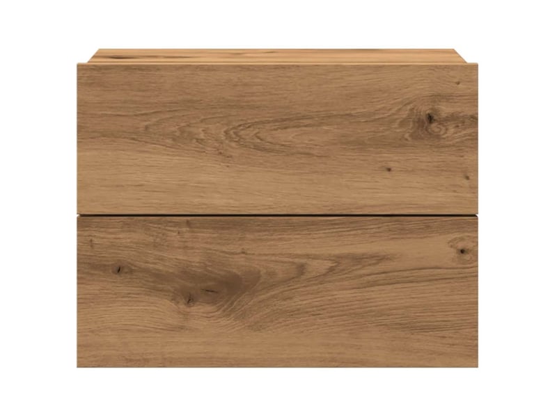  Table de chevet - cabinet de chevet - table de nuit murale chêne artisanal 40x32x30 cm  - Conforama C