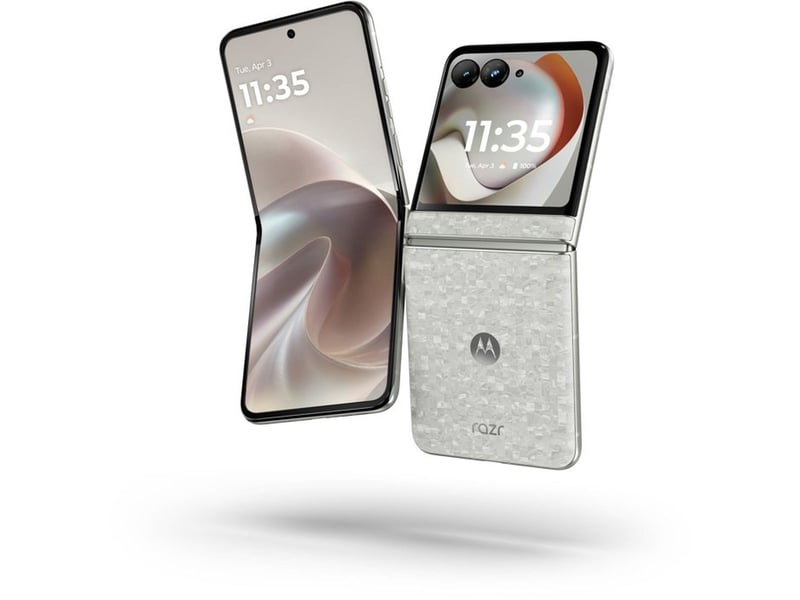  Smartphone pliable 5g  razr 70 8 go 256 go blanc bright white MOTORAZR708256W - Conforama E