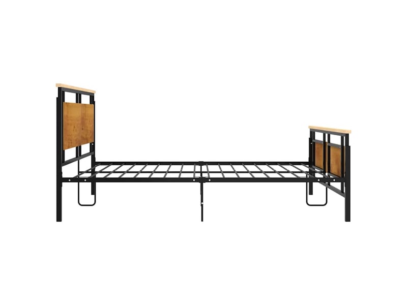  Lit double- lit adulte -  cadre de lit sans matelas métal 180x200 cm  - Conforama D