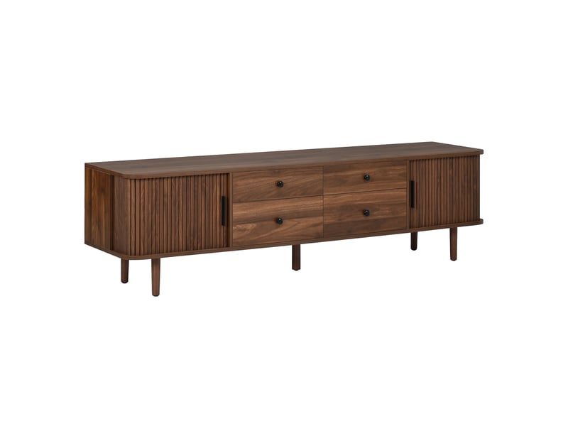  Lit double 180x200 cm avec sommier à lattes, tête de lit rembourrée, lit capitonné beige en chenille  - Conforama A