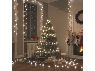 Guirlande lumineuse, éclairage de noël 2000led intérieurex. 200m ip44 blanc froid cf62384
