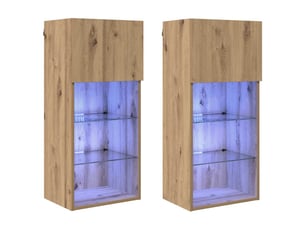 Meuble tv coloris bois clair <strong></strong> <strong></strong>
