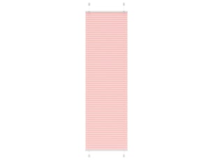 Store plissé, store de fenêtre rose 55x200 cm largeur du tissu 54,4 cm polyester cf46993