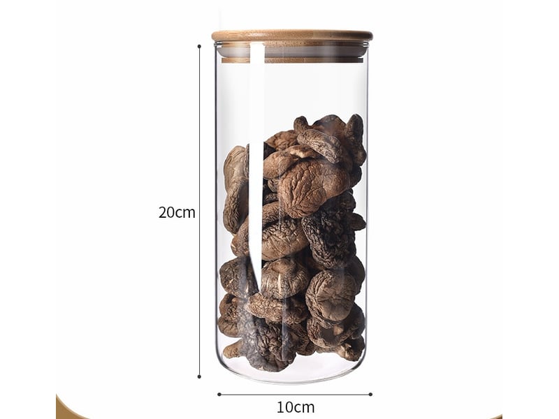 Bocaux de rangement en verre hermétique – lot de 4, 10x30cm  - Conforama B